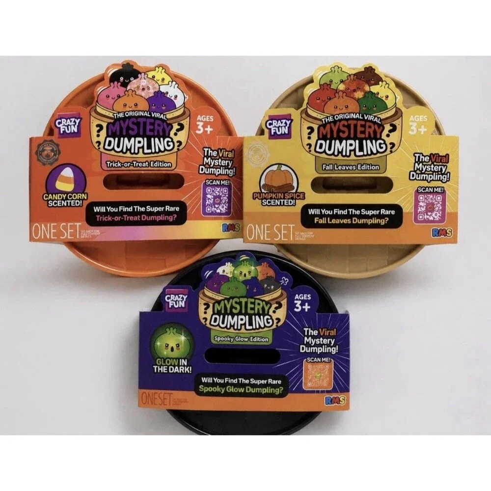 RMS Mystery Dumpling | Bundle| Fall/Candy Corn/Spooky Glow Dumpling| SEALED | x3